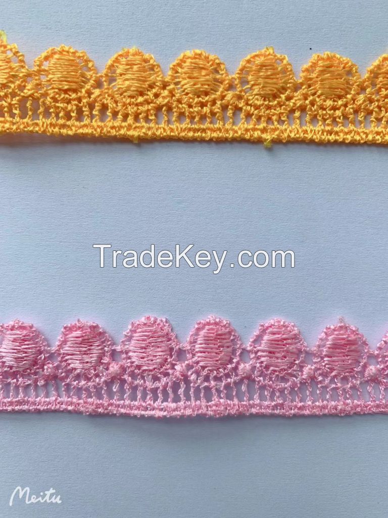 embroidery lace fabric trimming