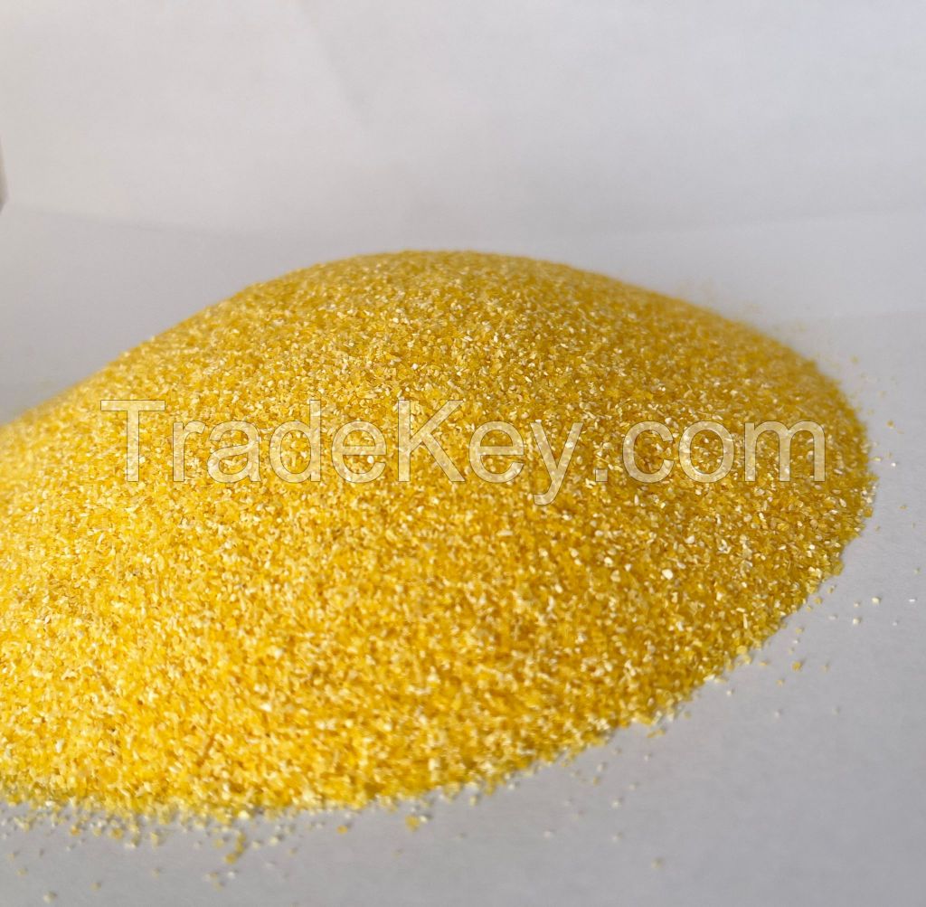 Corn grits, corn flour