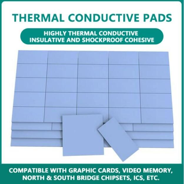 1-15W/Mâ¢ K Thermal Conductive Silicone Pads