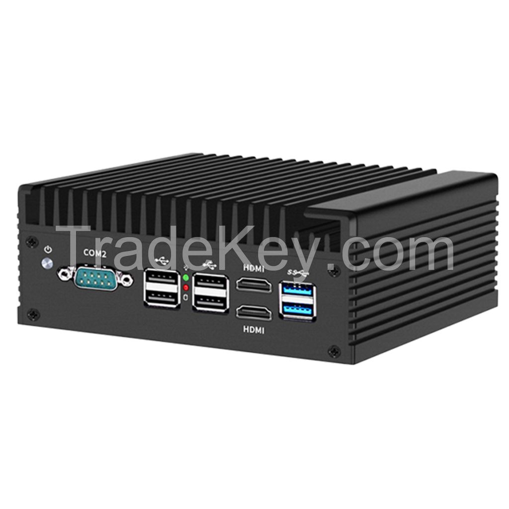 Firewall Appliance Mini PC 12th Gen Intel i3 N305 N100 2.5G Soft Router 4x i226-V LAN DDR5 2*COM Longer Fins Efficient cooling