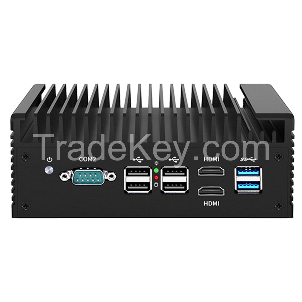 Firewall Appliance Mini PC 12th Gen Intel i3 N305 N100 2.5G Soft Router 4x i226-V LAN DDR5 2*COM Longer Fins Efficient cooling