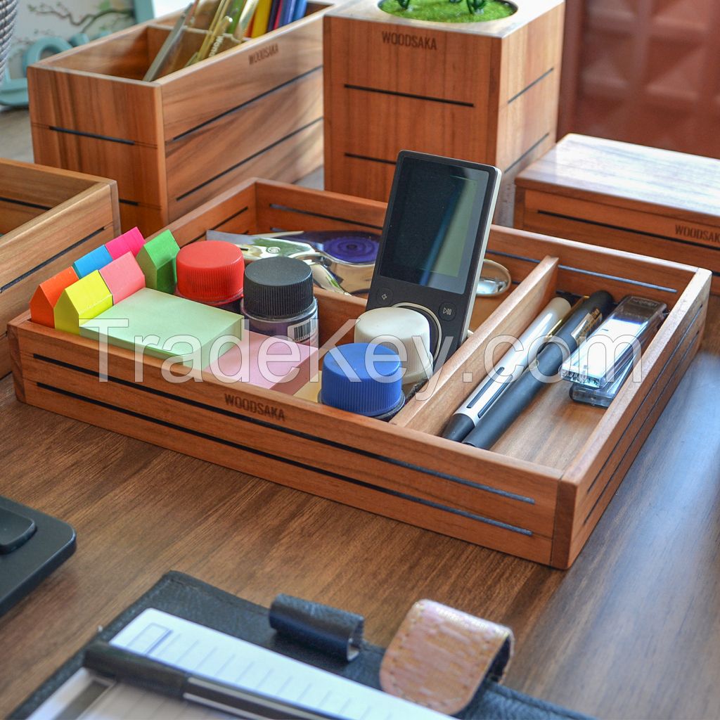 Basic Organizer â�� Cherry Wood