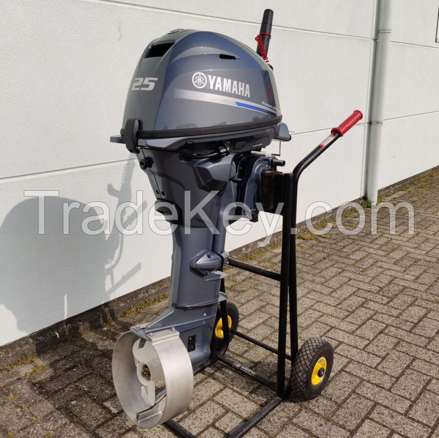 Used Yamaha 25HP 4-Stroke Outboard Motor Engine