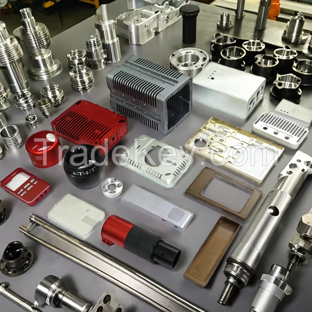 Custom 5 Axis CNC Milling and Anodizing Stainless Steel Parts Turning Metal CNC Machining Services for Aluminum Parts