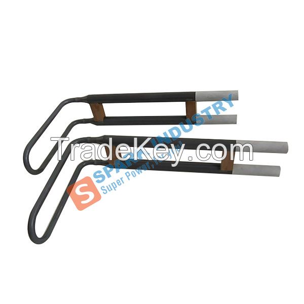 U Hot end turning shape MoSi2 Heating Elements Oxidation