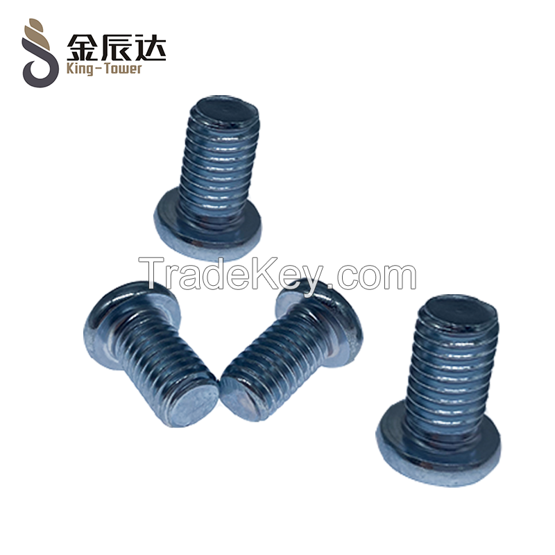 Flat head hexagon socket screw  Carbon steel material surface galvanized Support customization