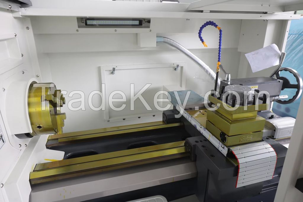 High Precision China Price Ck6140 Automatic Siemens Fanuc Horizontal Flat Bed Metal Turning Work CNC Lathes Machine for Sale