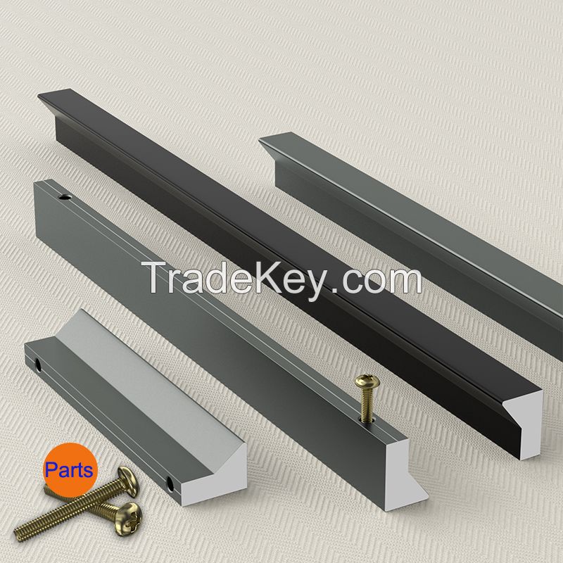 cabinet handle door handle wardrobe handle 7-SHAPED aluminum alloy handless handle. Product Model Z-811.