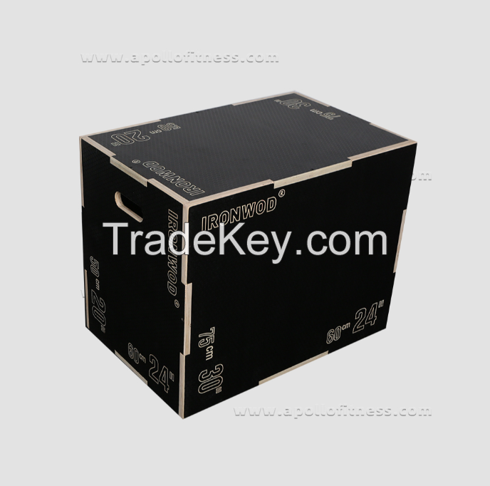 Jump Training Plyo Box - Custom Logo, High-Quality 75x50x60cm with PVC or woodenCover