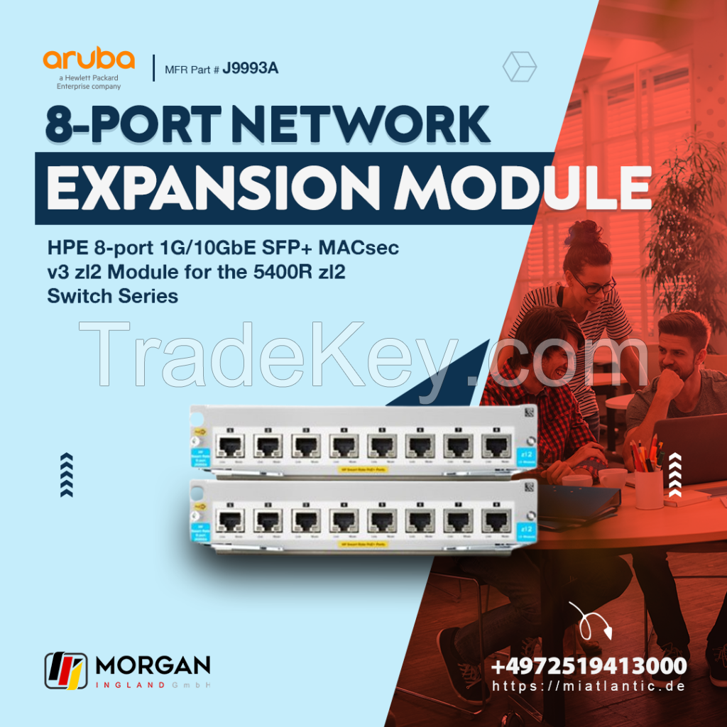 HPE 8-Port 1G/10GbE SFP+ MACsec zl2 Module swi