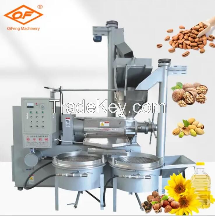 Rapeseed peanut soybean screw oil presser 6YL-150, peanut screw