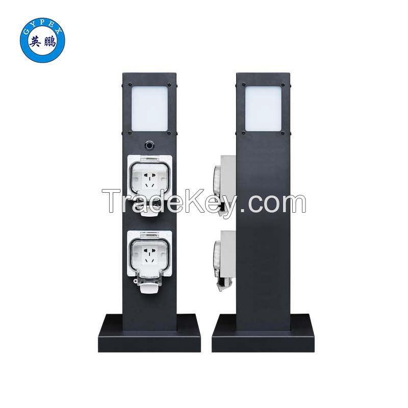 GYPEX Outdoor standing electric pile light controlled intelligent scanning code