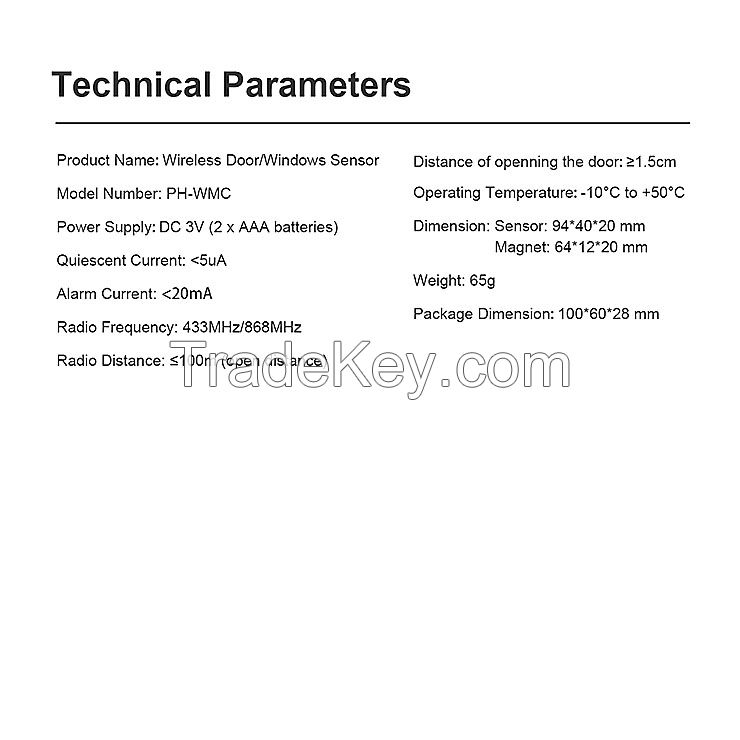 Wireless Door/Windows Sensor