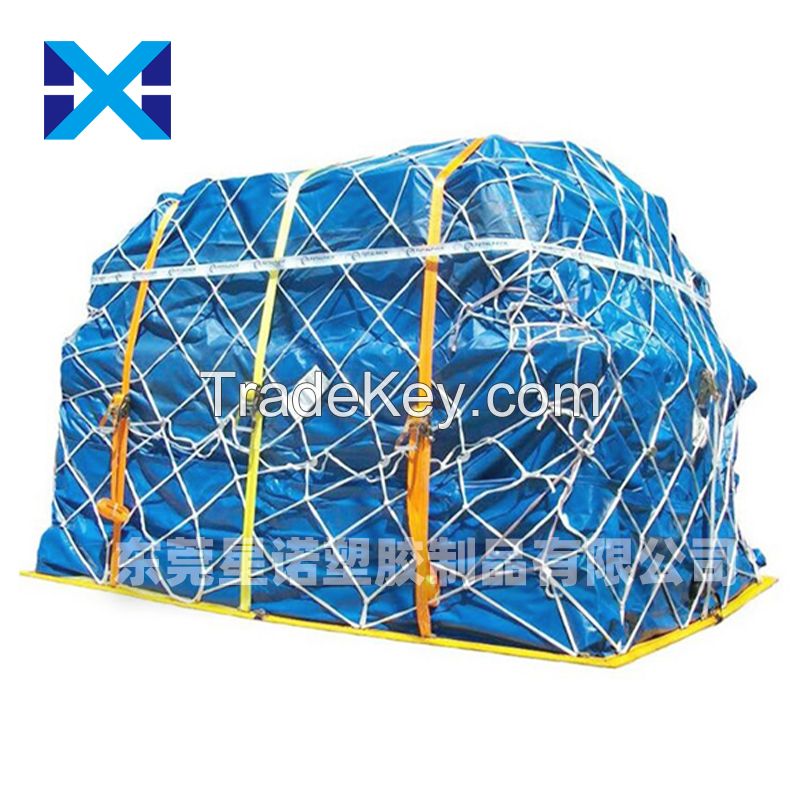 Factory Direct Sale Disposable Waterproof Plastic Film Airport Cargo Cover for Shipping and Transport Packing