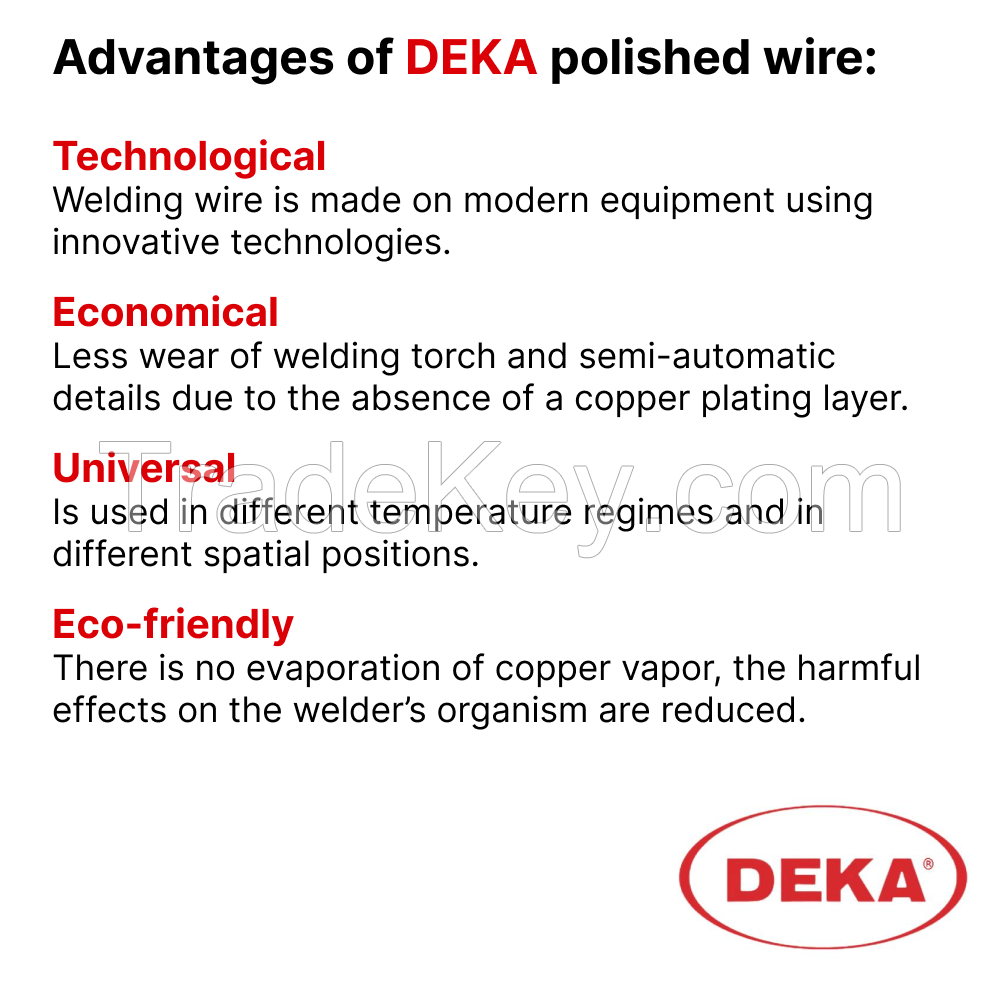 Welding wire DEKA S2Ni1Mo, EA2