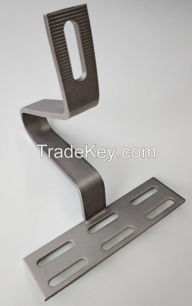 Solar tile roof hook