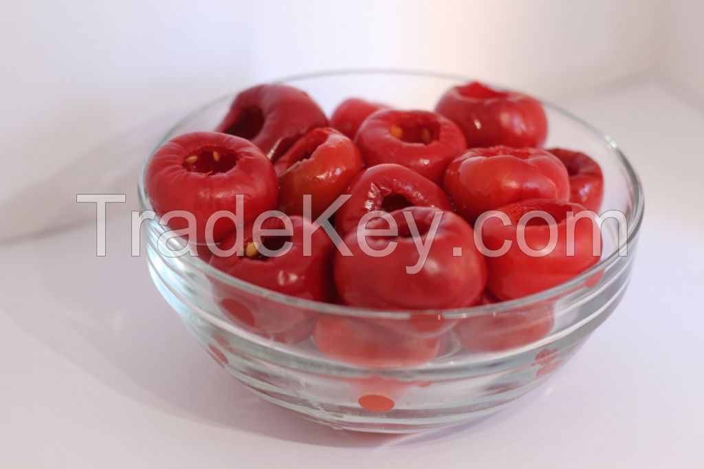 cored cherry pepper