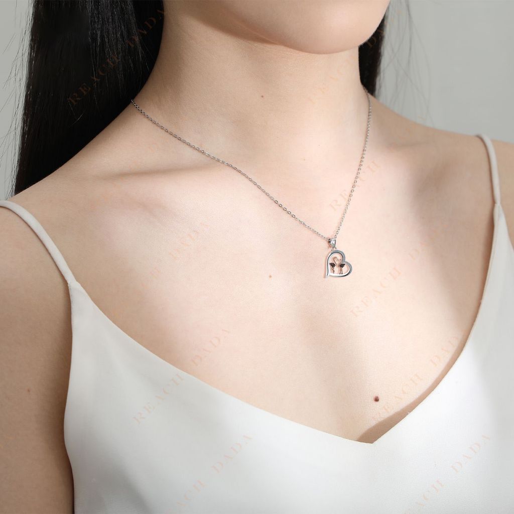 DaDa Hot sale love swan necklace European and American jewelry pendant elegant and fashionable