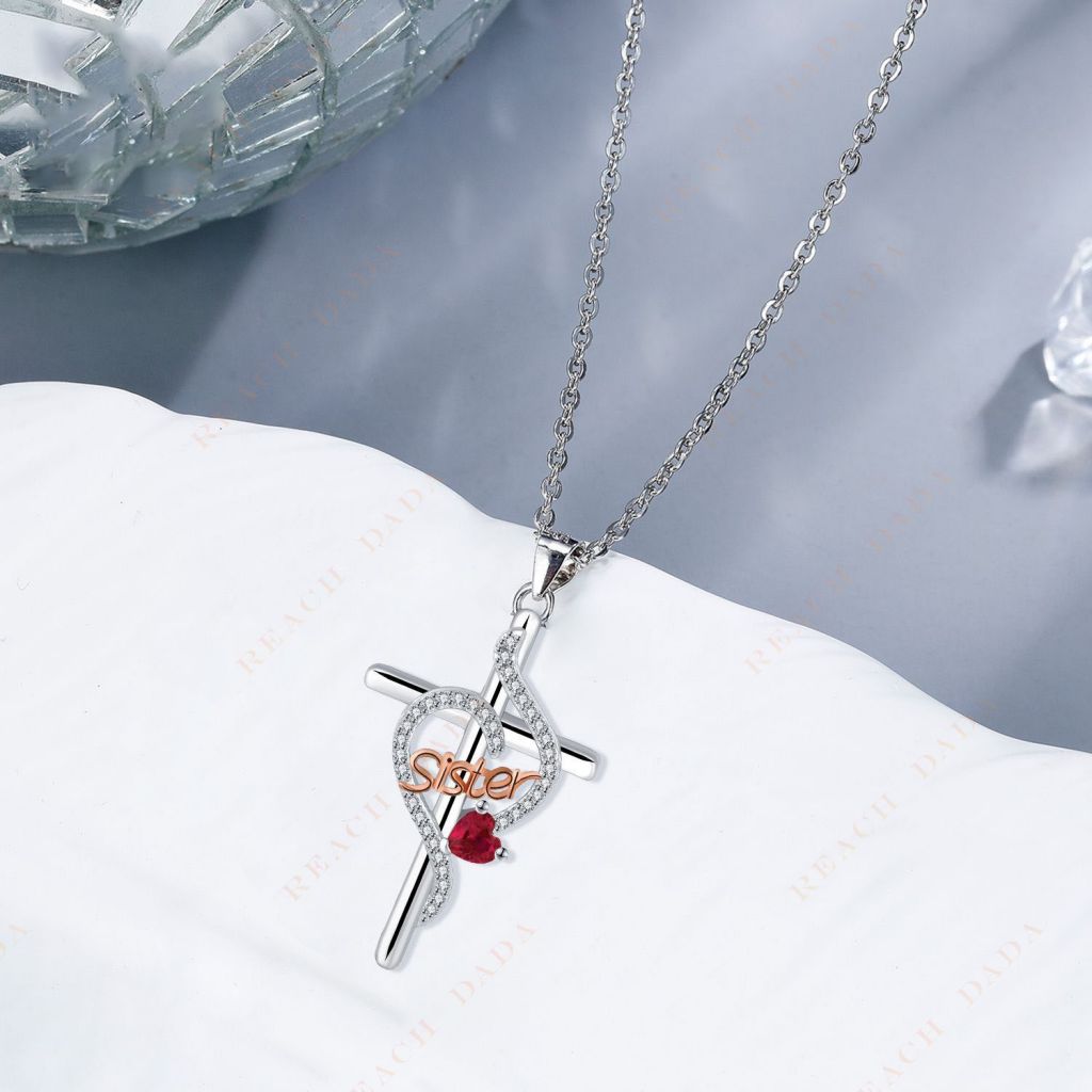 DaDa Women's Natural Custom Cross Trend Perfect Gift Zircon Pendant New Trend Series Personalized Wholesale