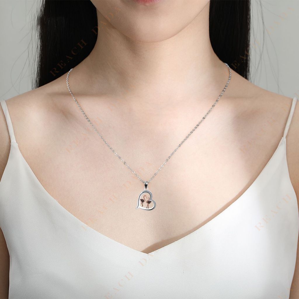 DaDa Hot sale love swan necklace European and American jewelry pendant elegant and fashionable