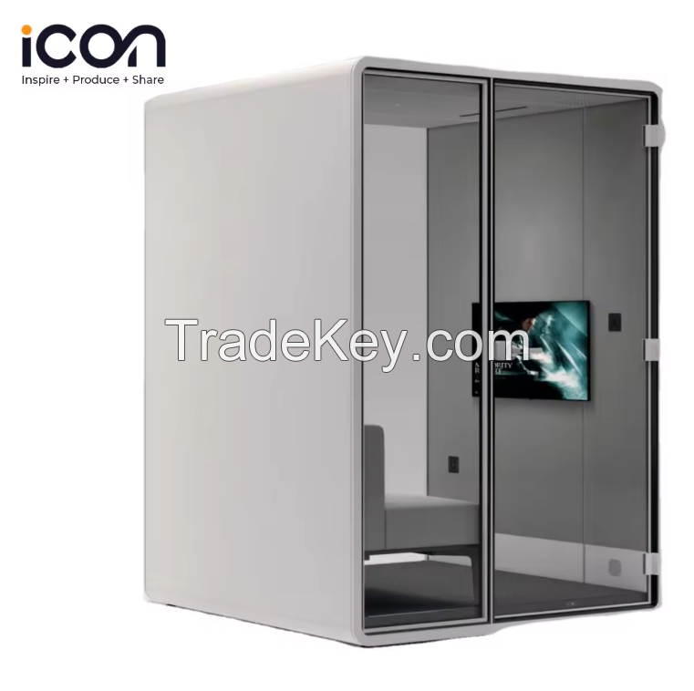 Acoustic Sound Booth Movable Small Private Two Person Office Meeting Multi-Person Office Pod