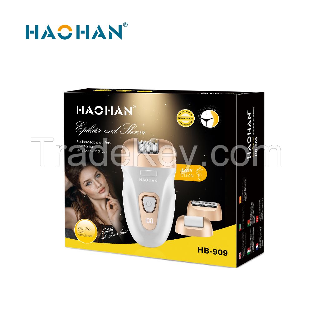 Haohan Hb-909 3 In 1 Usb Lady Epilator