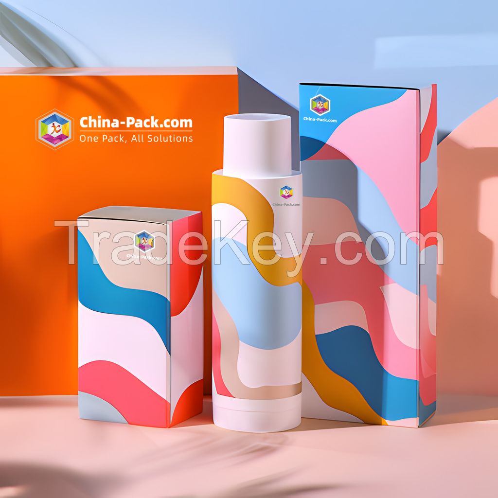 Body Cream Custom Paper Packaging Boxes