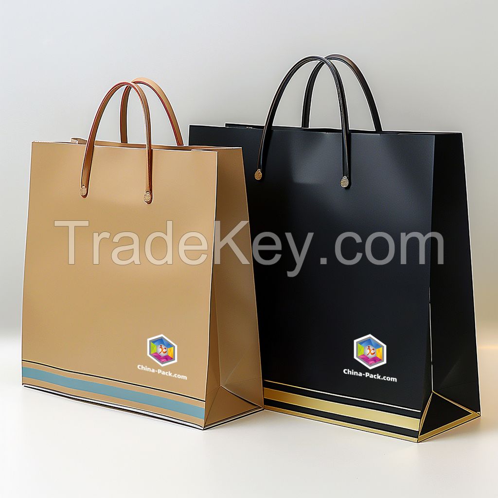 High-End and Reusable Paper bags Large size for Shopping