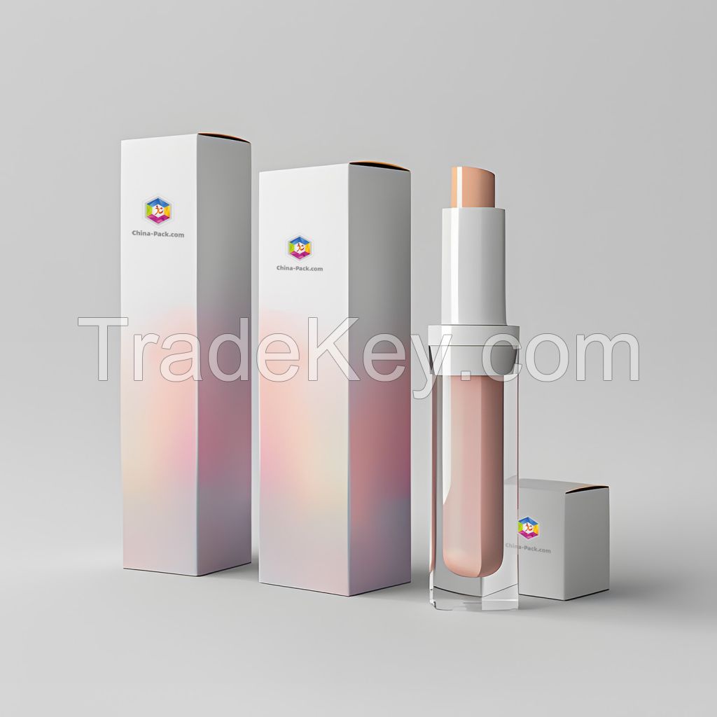 Custom Printed Rigid Lipstick Paper Packaging Box