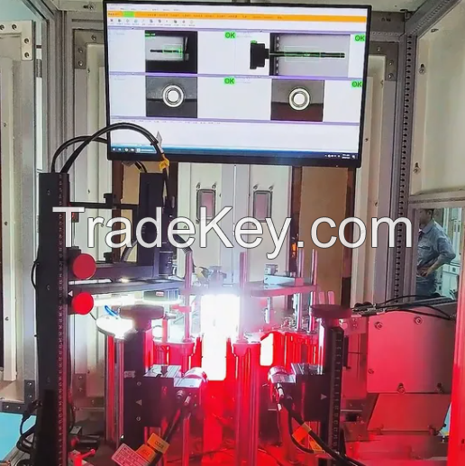 Rk 1500 Rotary Indexing Dial Inspection Solution for Knurled Long Pin Optical Sorting Inspection Device