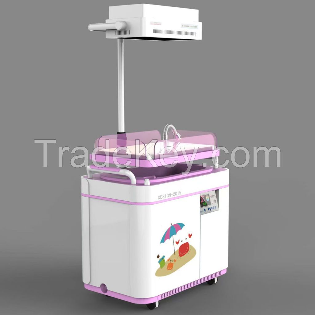 High Quality Comfortable Hospital LDRP Mobile Bedside Infant Bathtub