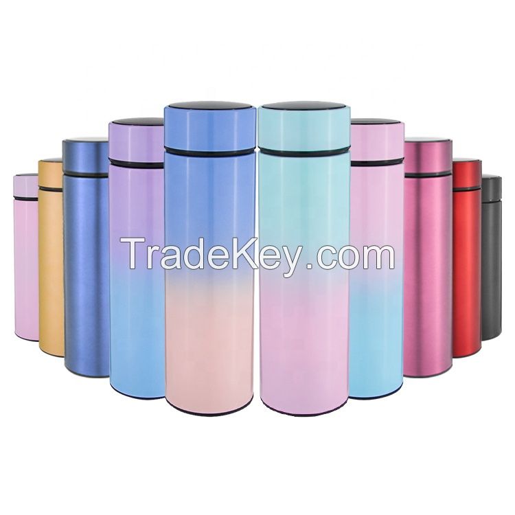 17oz Stainless steel Vacuum Insulated Temperation Display Water Bottle