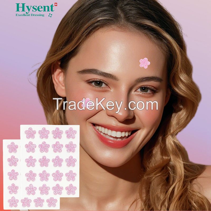 Manufacturer pimple patch hydrocolloid acne patch customized shape size colors