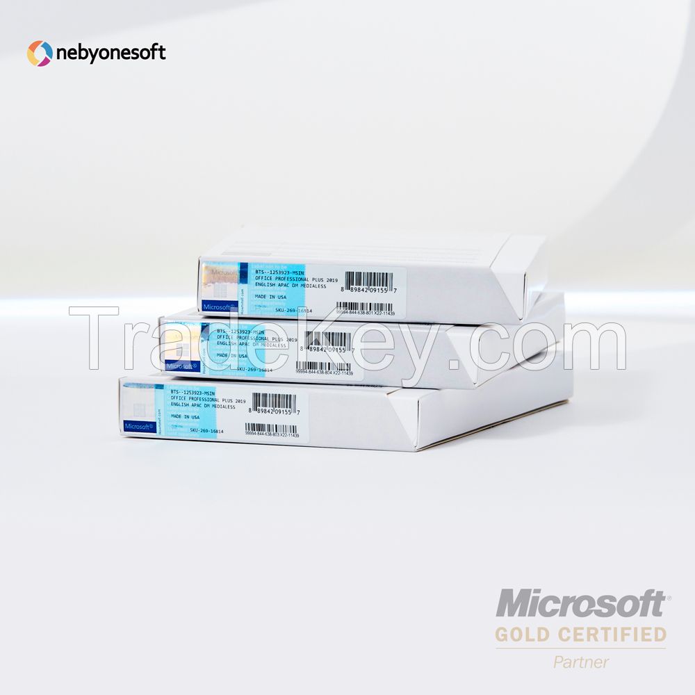 Office 2019 Pro Plus Full Package with Box Online Activation