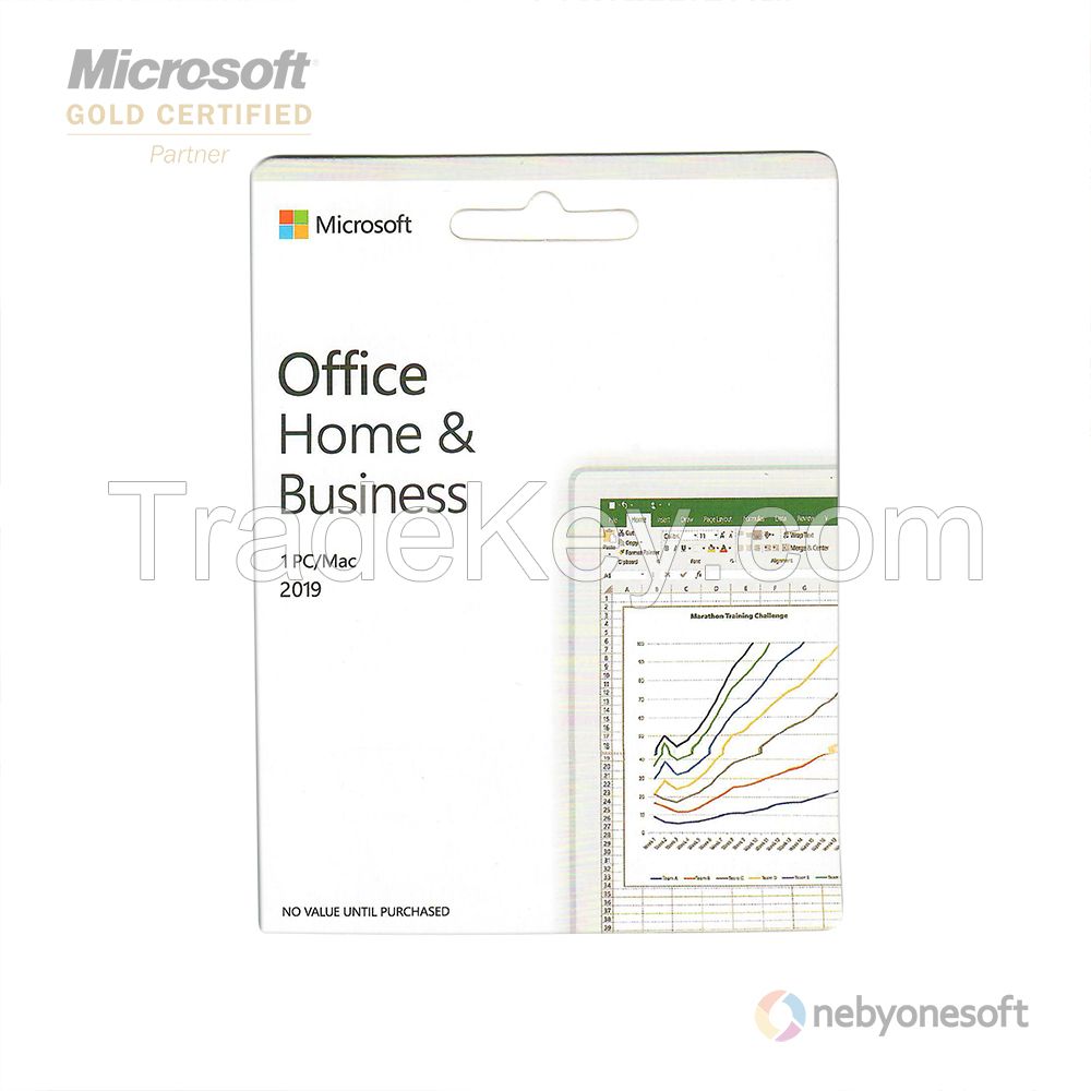 Office 2019 Home And Business for PC/MC Full package Key Card