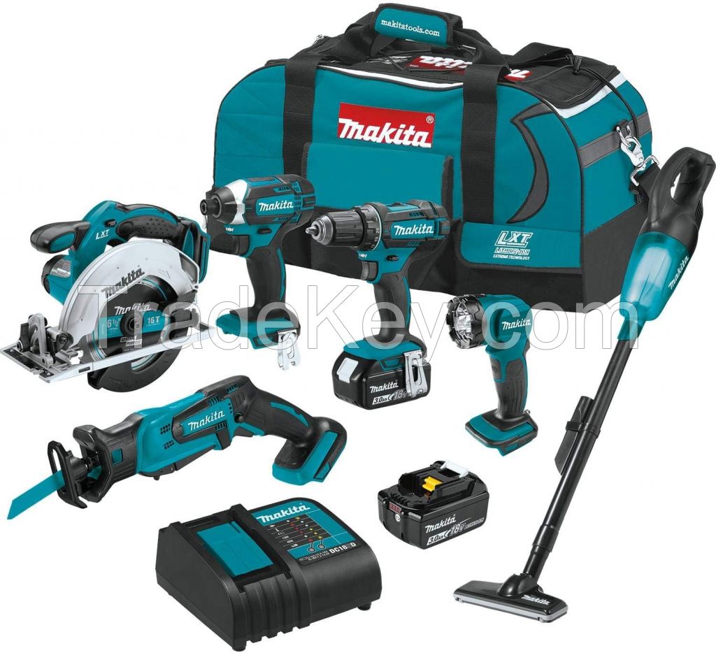 Makitaz XT614SX1 18V LXT&Acirc;&reg; Lithium-Ion Cordless 6-Pc. Combo Kit (3.0Ah)