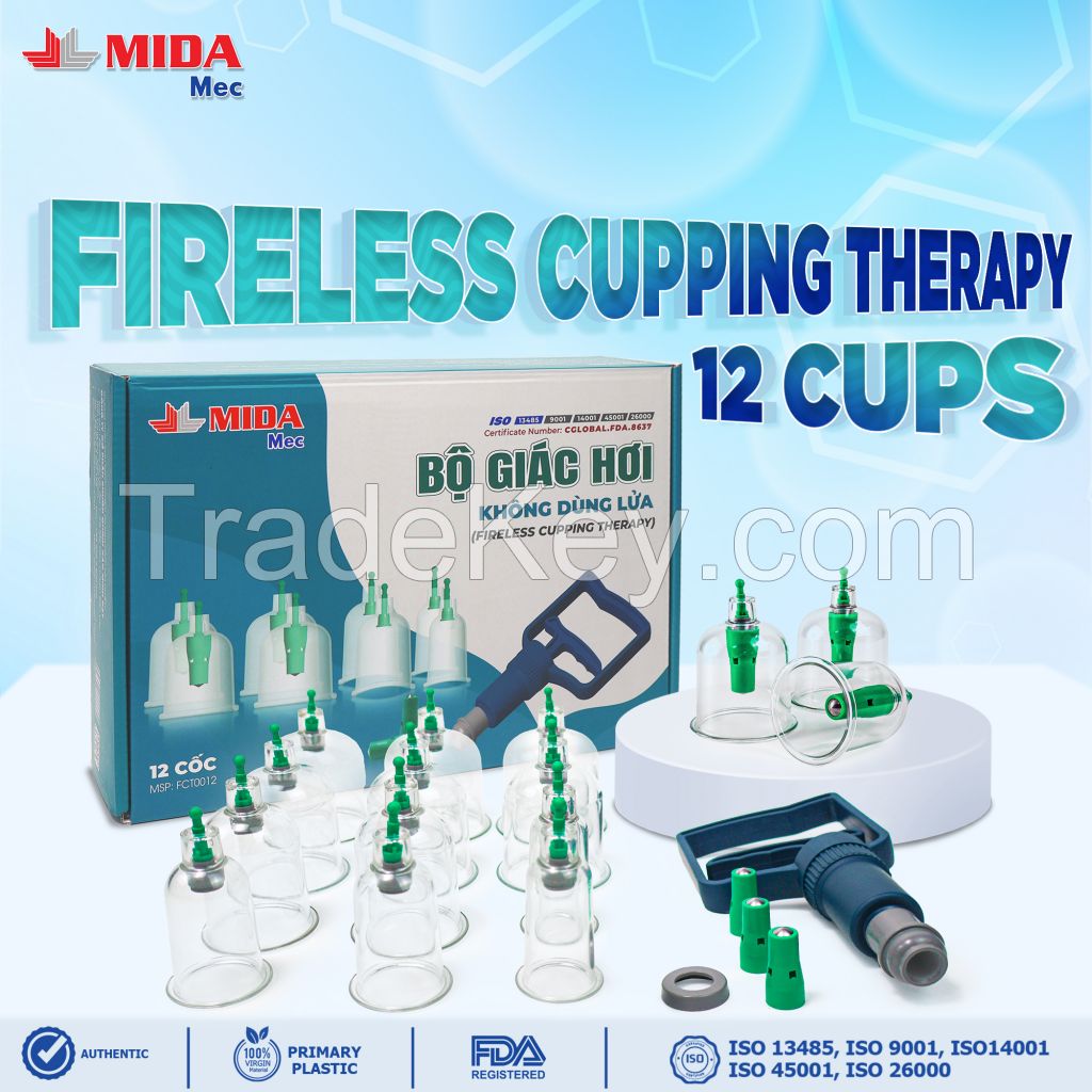 12 Cups Fireless Cupping Therapy