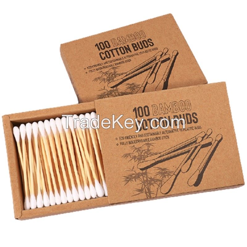 OEM Cotton Swab, 100% Eco-friendly