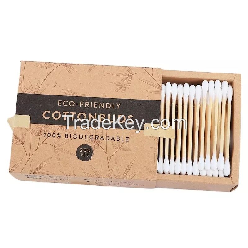 OEM Cotton Swab, 100% Eco-friendly