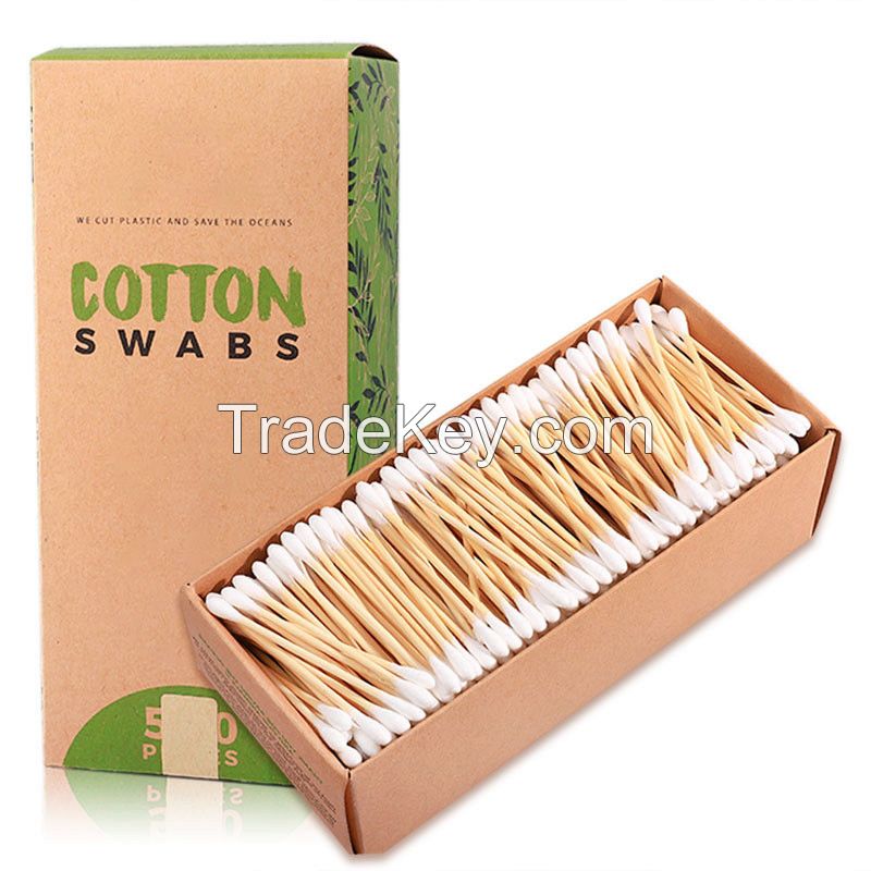 OEM Cotton Swab, 100% Eco-friendly