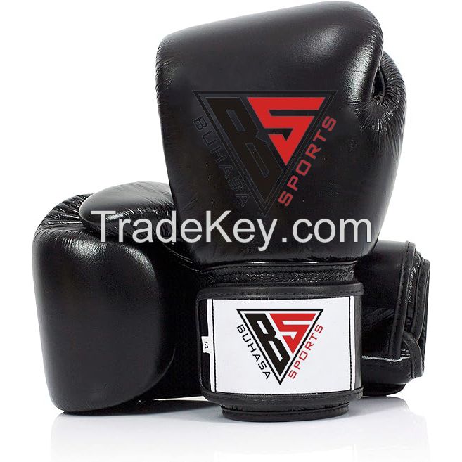 High-Quality Cowhide Leather Boxing Gloves for Professional Training