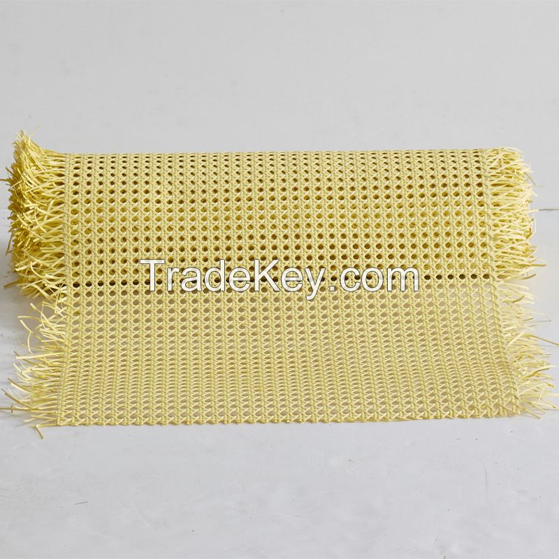 China factory natural rattan webbing and plastic pe rattan cane webbings rolls for furnitures