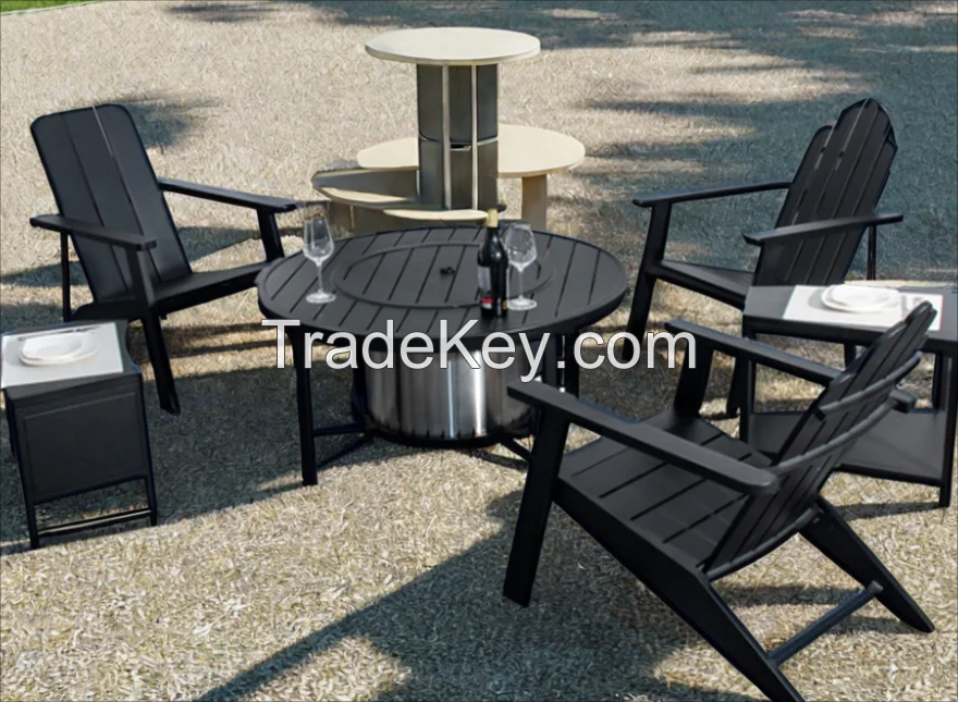 Aluminium round tables Outdoor furniture