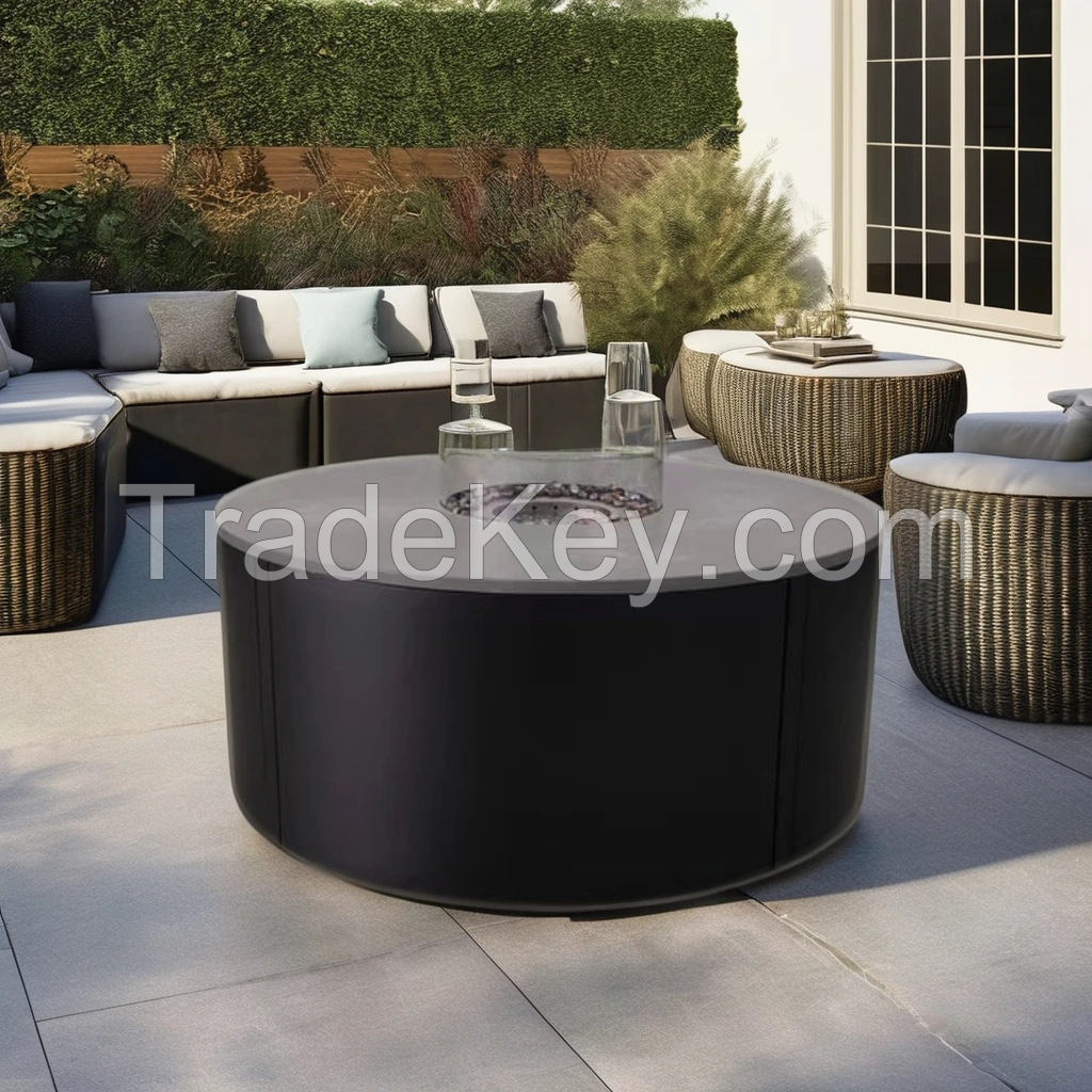 Outdoor Aluminium Alcohol Fireplace Table