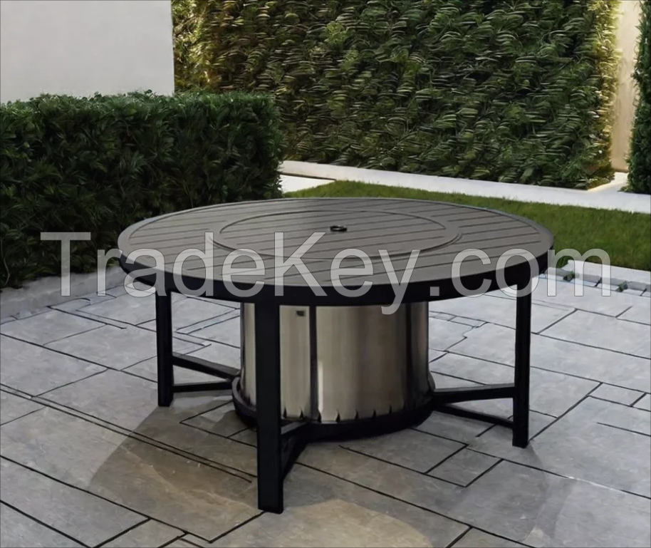 Aluminium round tables Outdoor furniture