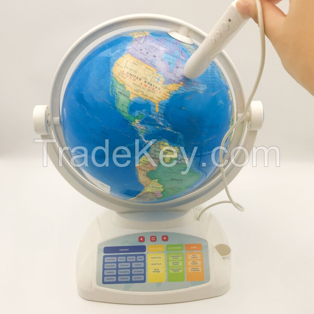 Easword G2388 reality Explore Smart talking globe with learning pen and 88 constellation light