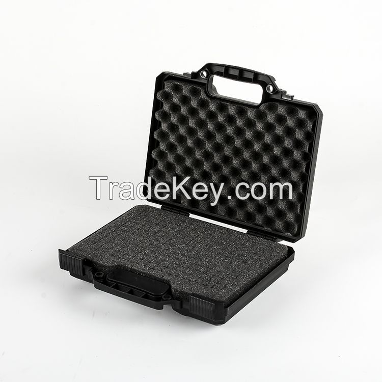 GLARY universal hard case with foam for tactical hand gun portable stackable plastic gun case box wholesale case for guns