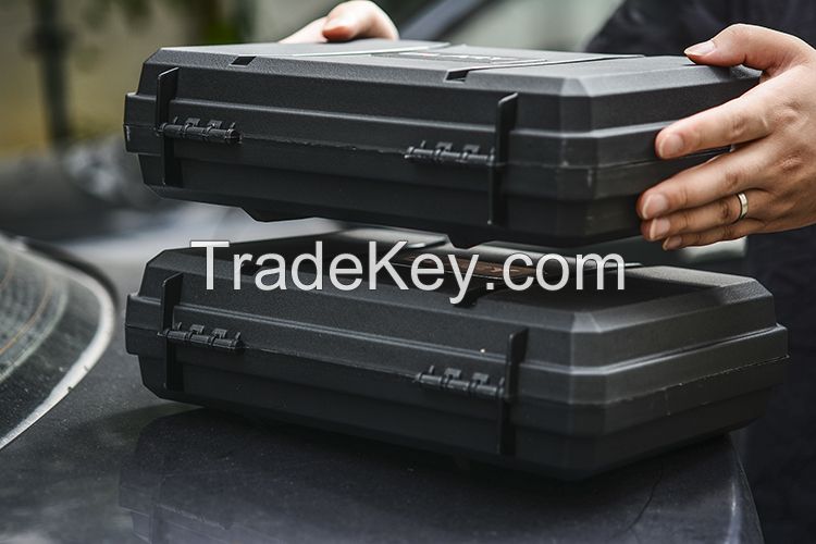 GLARY universal hard case with foam for tactical hand gun portable stackable plastic gun case box wholesale case for guns