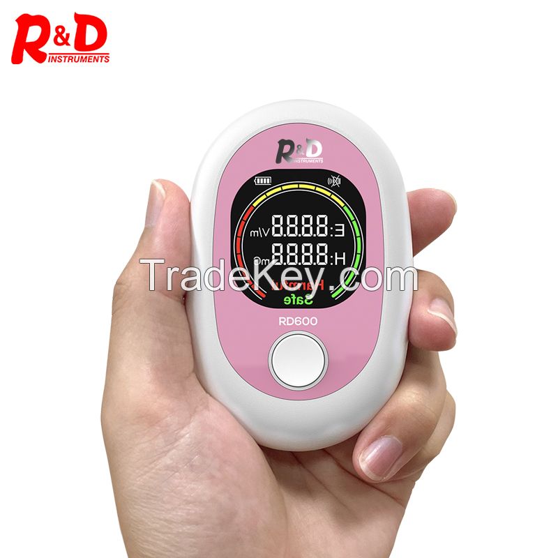 EMF Meter, Rechargeable Digital AC magnetic, AC electric, and RF/microwave Electromagnetic Field Radiation Detector Hand-held Digital LCD EMF Detector, Great Tester for Home EMF Inspections, Office, Outdoor and Ghost Hunting