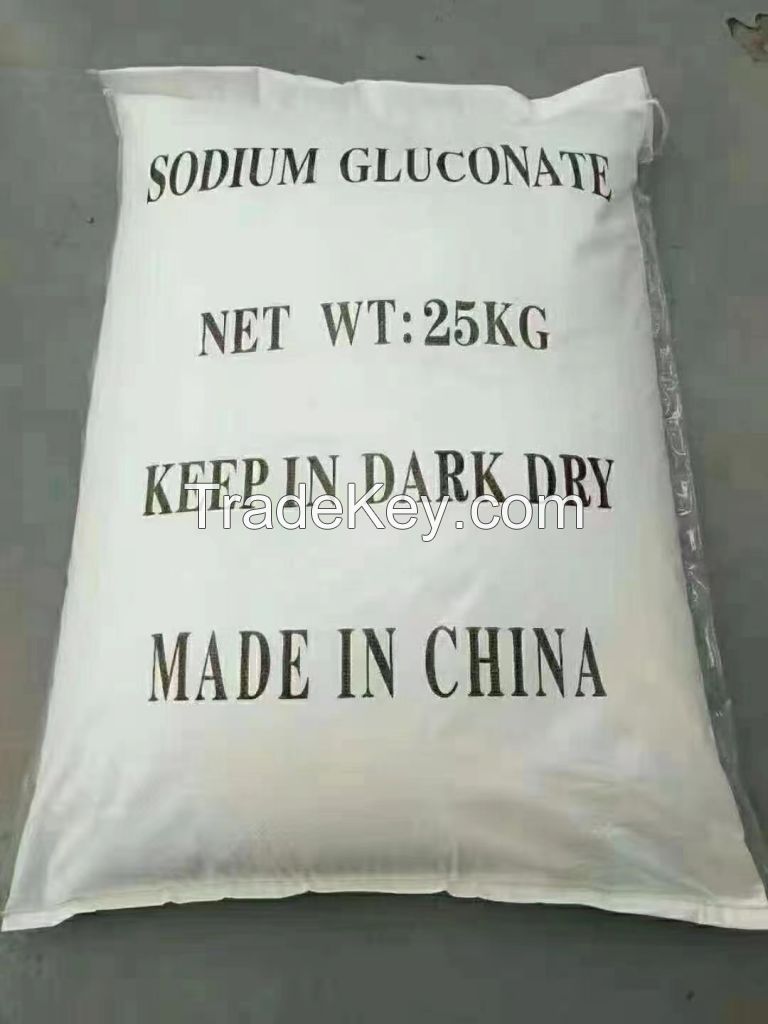 Tech Grade Sodium Gluconate for Cement Additives and Concrete Admixture